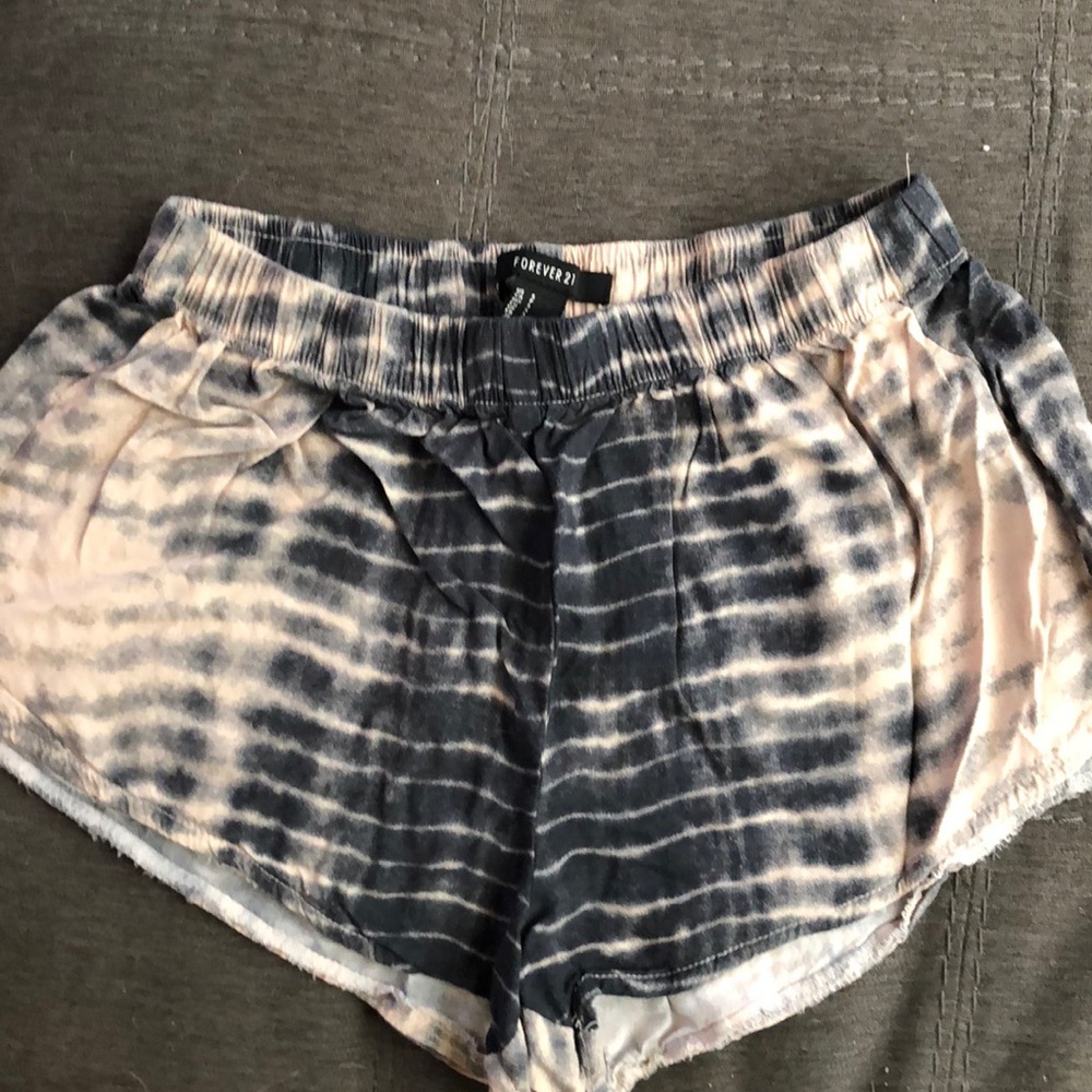 Tie dye shorts